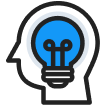 새로움을 창조하는 혁신가 아이콘